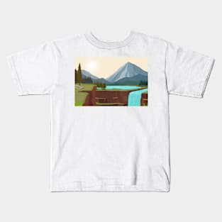 Mountains Nature Kids T-Shirt